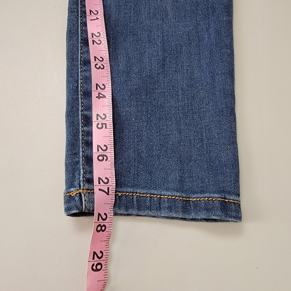 Judy‎ Blue Jeans Skinny Fit Womens 15/32 Blue Cotton Mid Rise Distressed Plaid - Picture 11 of 13